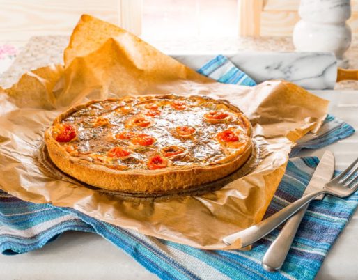 quiche au thon et tomate