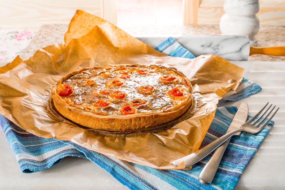 Quiche au thon et à la tomate - popottes.fr