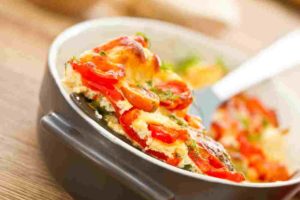 oeufs brouillés tomate ciboulette