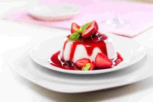 panna cotta fruits rouges