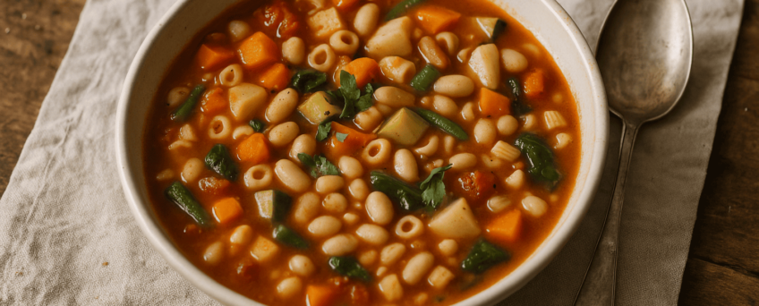 Minestrone aux légumes de saison